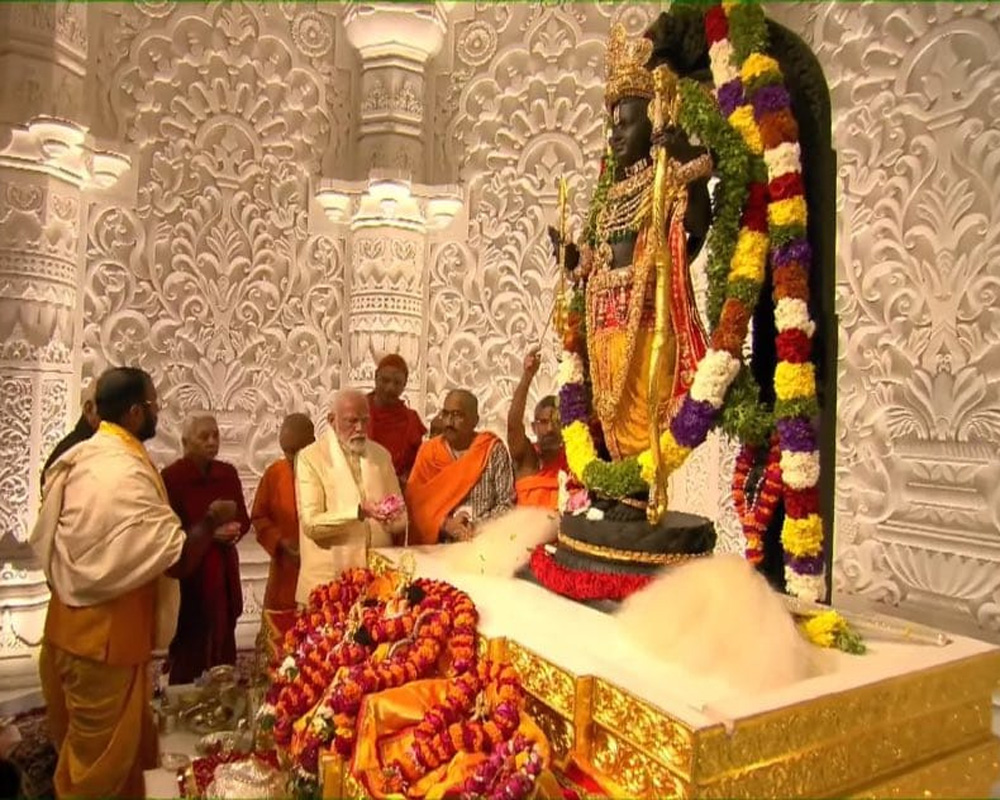 New Ram Lalla Idol Consecrated At Ayodhya Temple